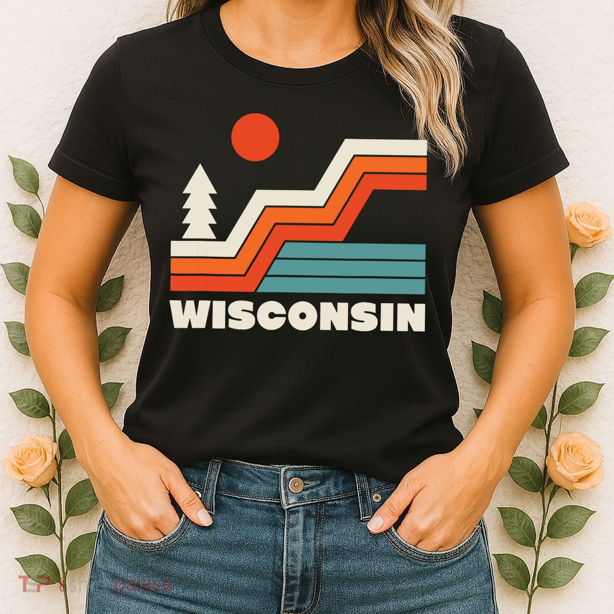 Retro Wisconsin Outdoors Nature Women's T-Shirt