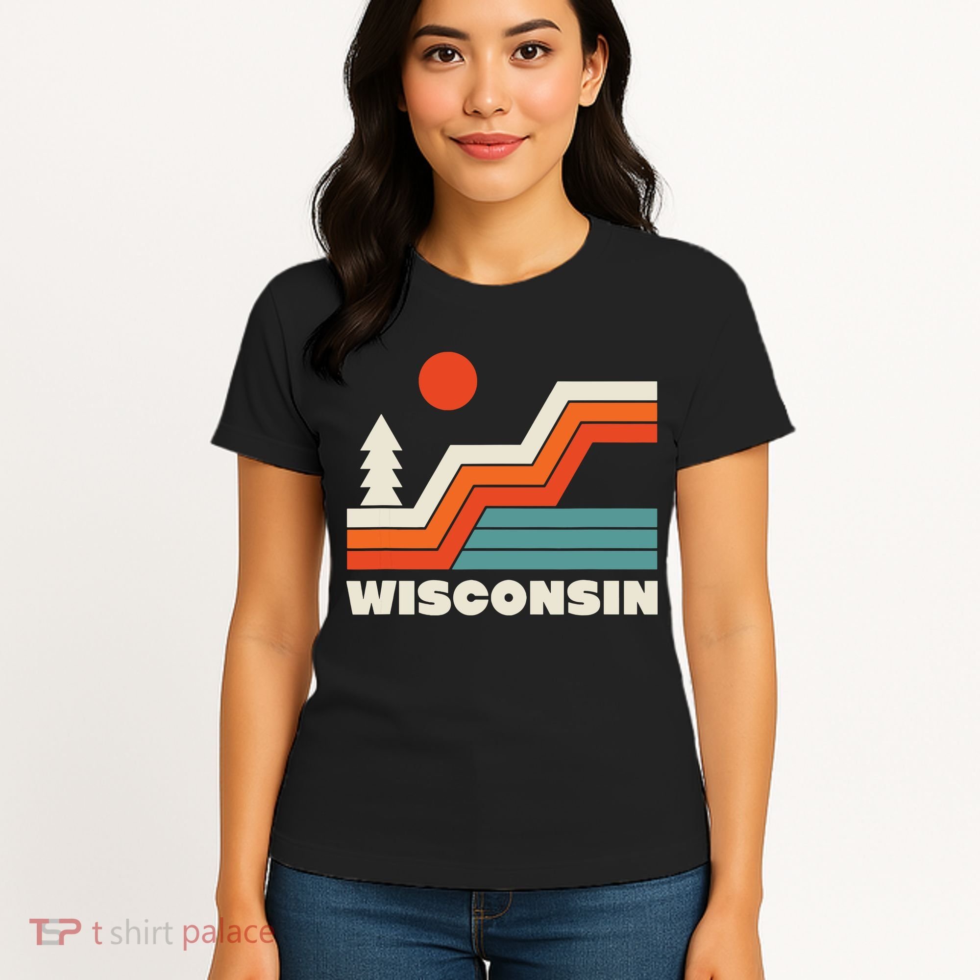 Retro Wisconsin Outdoors Nature Women's T-Shirt