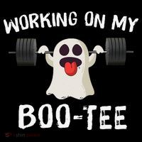 Retro Working On My Booty Cute Funny Boujee Ghost Halloween Coffee Mug thumb 5