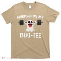 Retro Working On My Booty Cute Funny Boujee Ghost Halloween T-Shirt thumb 0