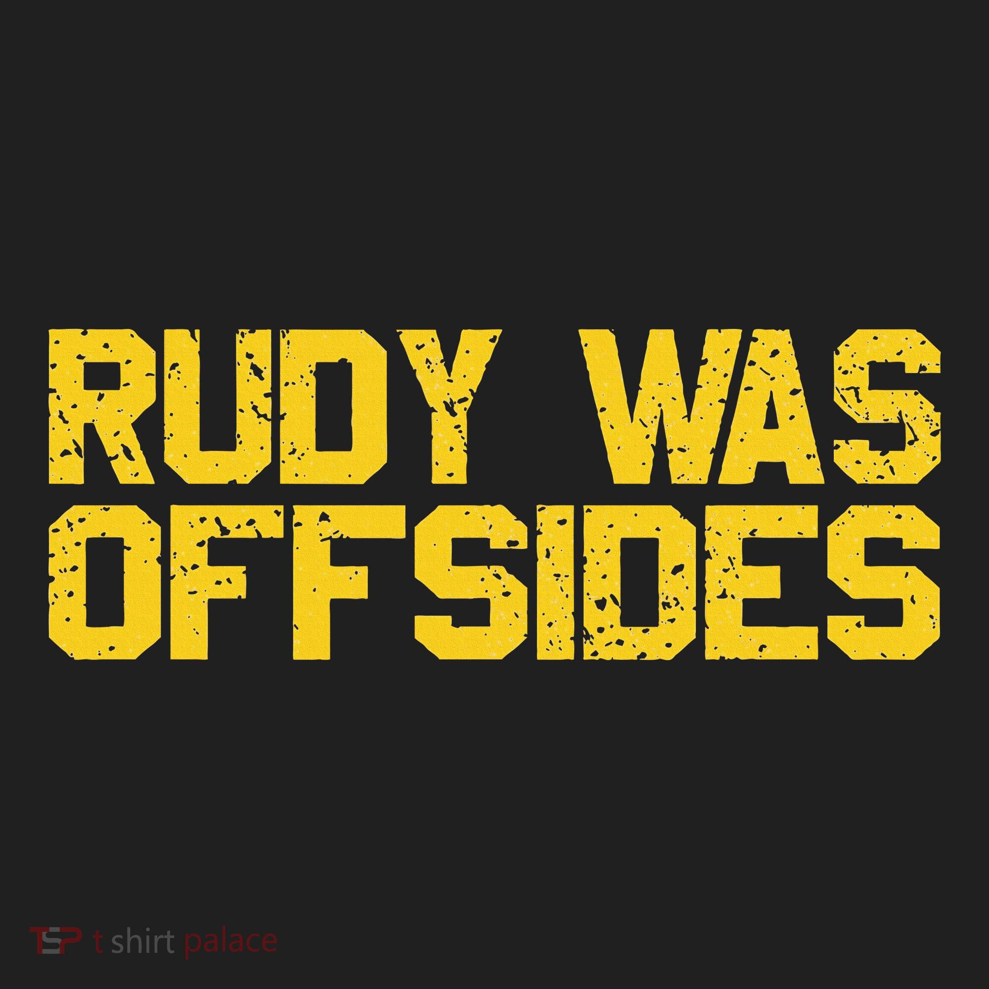 Rudy Was Offsides Red South California Funny Rivalry Fan Beanie