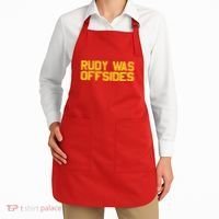 Rudy Was Offsides Red South California Funny Rivalry Fan Apron thumb 2