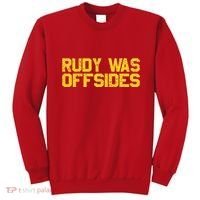 Rudy Was Offsides Red South California Funny Rivalry Fan Sweatshirt thumb 0