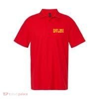 Rudy Was Offsides Red South California Funny Rivalry Fan Polo thumb 0