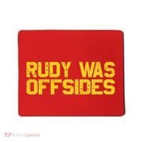 Rudy Was Offsides Red South California Funny Rivalry Fan Mousepad thumb 0