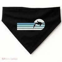 Retro Whale Orca USA-Made Doggie Bandana thumb 0