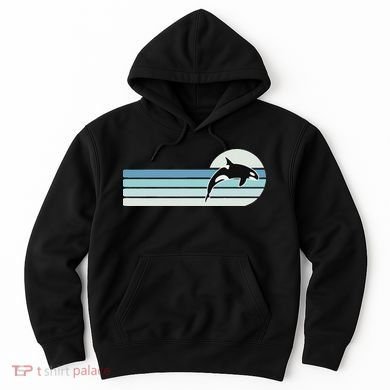 Retro Whale Orca Hoodie