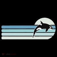 Retro Whale Orca Sweatshirt thumb 3