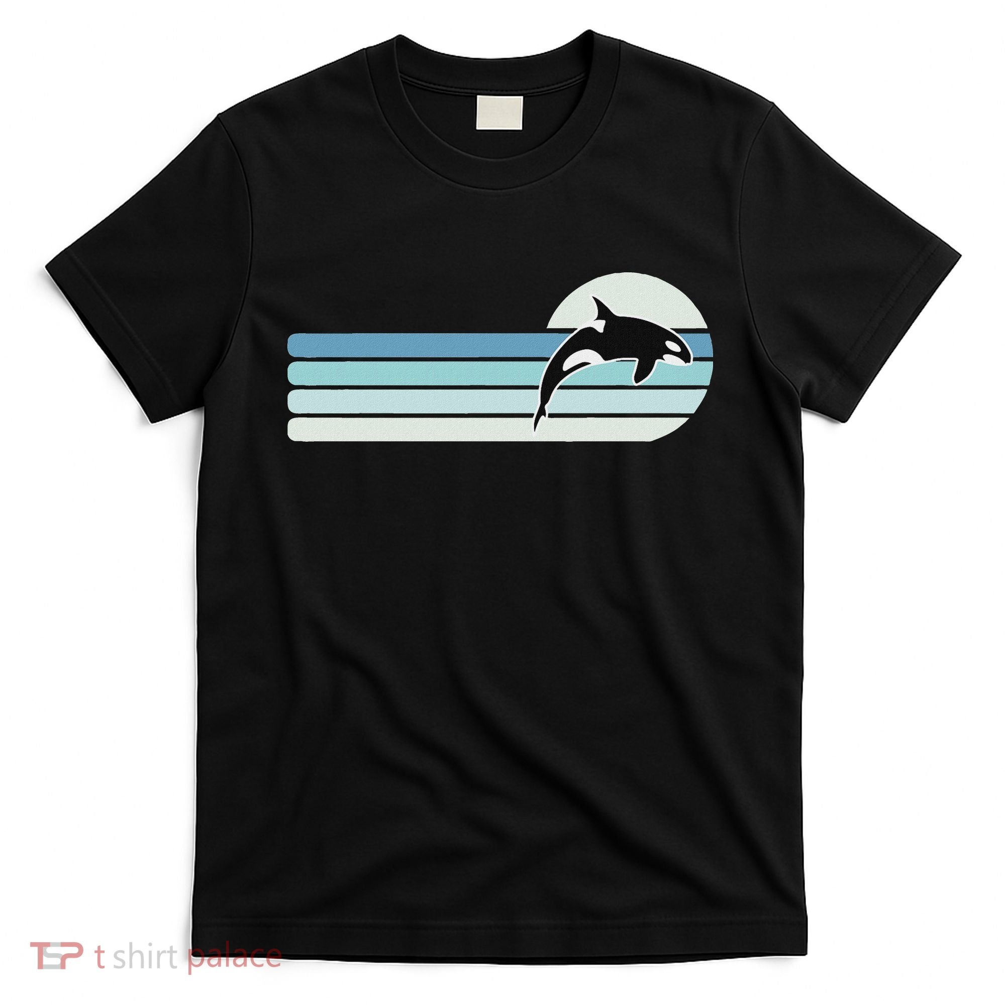 Retro Whale Orca T-Shirt