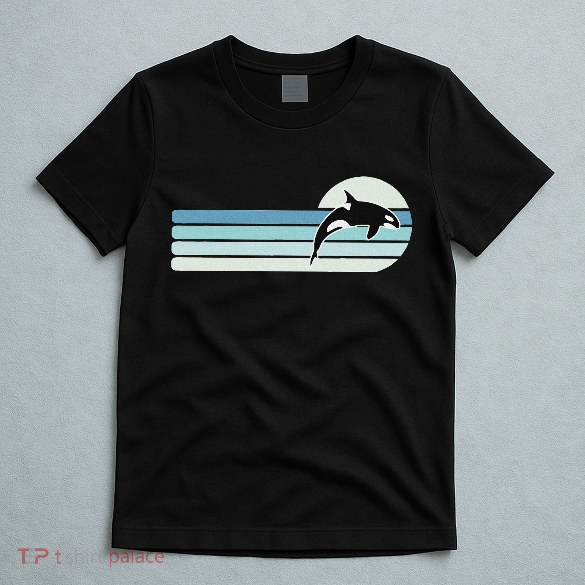 Retro Whale Orca T-Shirt