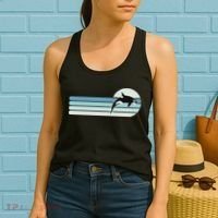 Retro Whale Orca Women's Tank Top thumb 2
