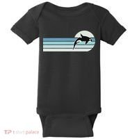 Retro Whale Orca Baby Bodysuit thumb 0