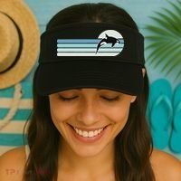 Retro Whale Orca Visor thumb 2