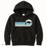 Retro Whale Orca Kids Hoodie thumb 0