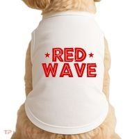 Red Wave Pro Republican Doggie Tank thumb 0
