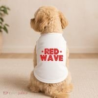 Red Wave Pro Republican Doggie Tank thumb 2