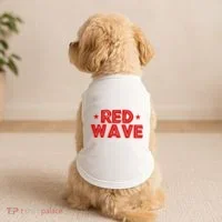 Red Wave Pro Republican Doggie Tank thumb 2