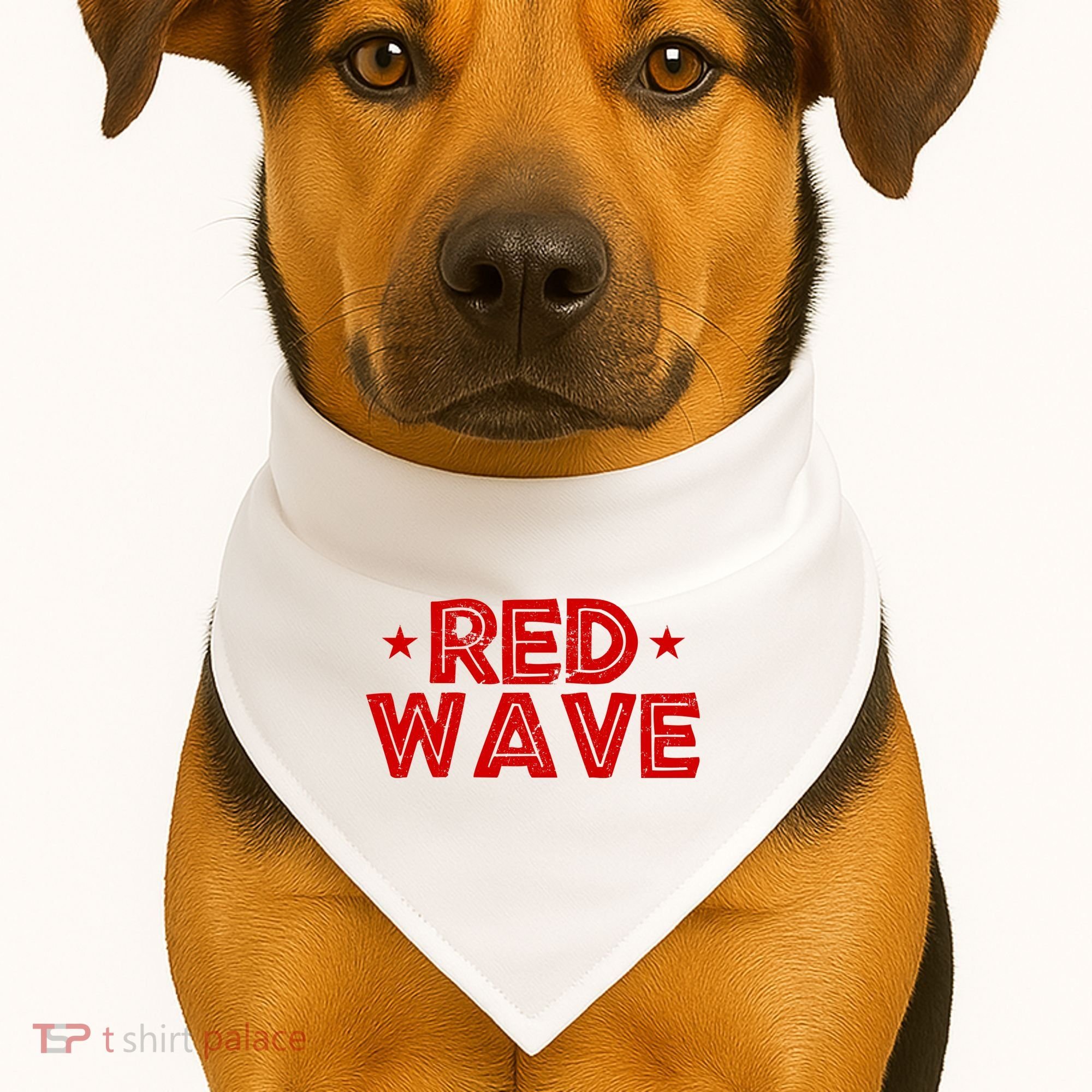 Red Wave Pro Republican USA-Made Doggie Bandana