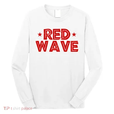 Red Wave Pro Republican Long Sleeve Shirt
