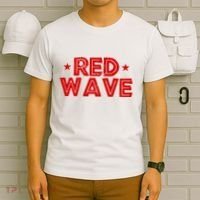Red Wave Pro Republican T-Shirt thumb 6