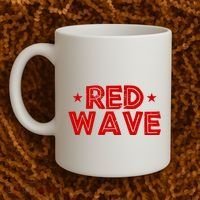 Red Wave Pro Republican Coffee Mug thumb 2
