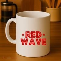 Red Wave Pro Republican Coffee Mug thumb 4
