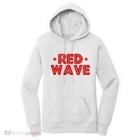 Red Wave Pro Republican Women's Hoodie thumb 0