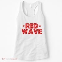 Red Wave Pro Republican Women's Tank Top thumb 0