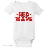 Red Wave Pro Republican Baby Bodysuit thumb 0