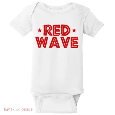 Red Wave Pro Republican Baby Bodysuit