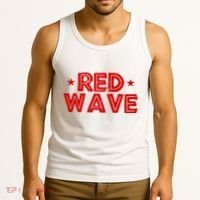 Red Wave Pro Republican Tank Top thumb 3