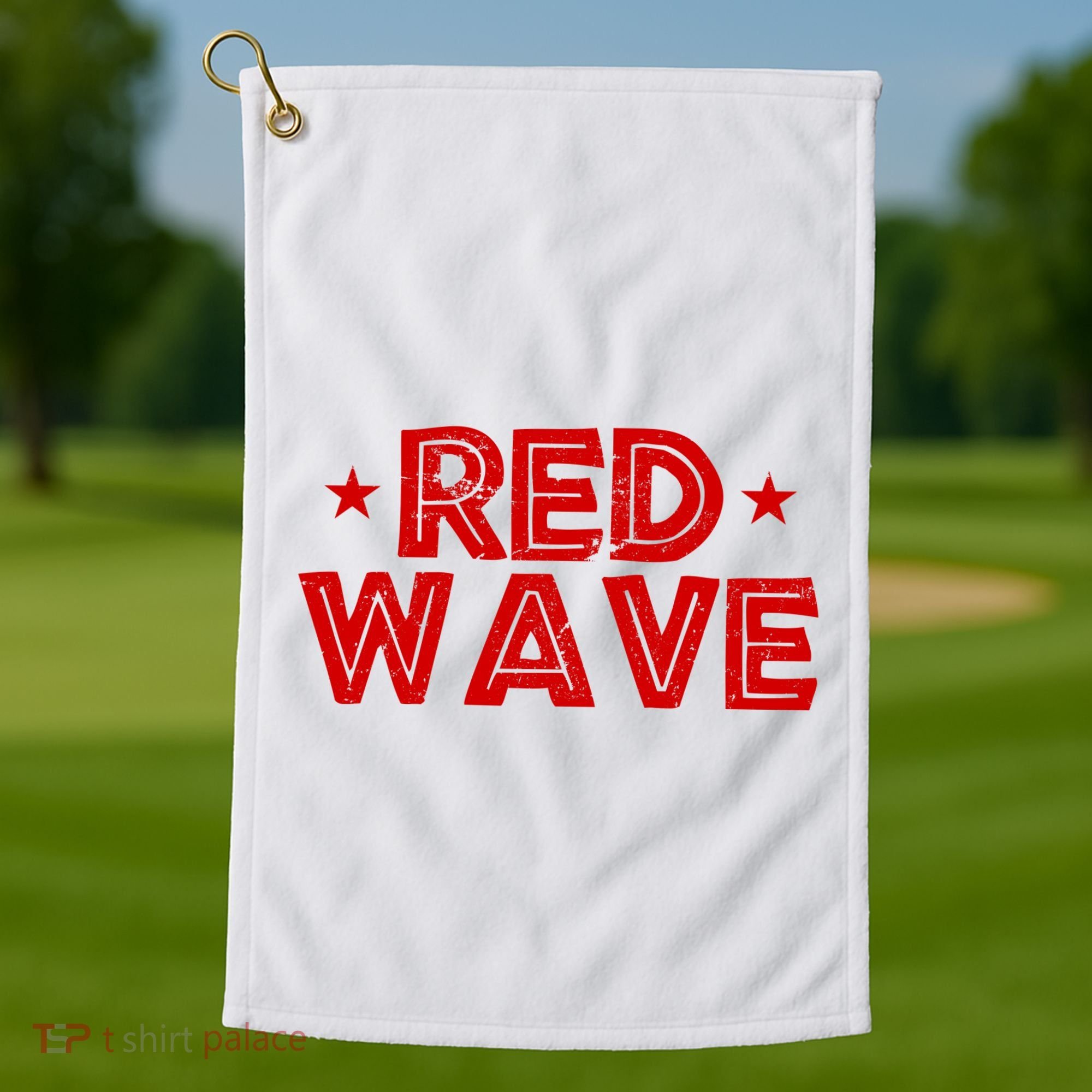 Red Wave Pro Republican Golf Towel