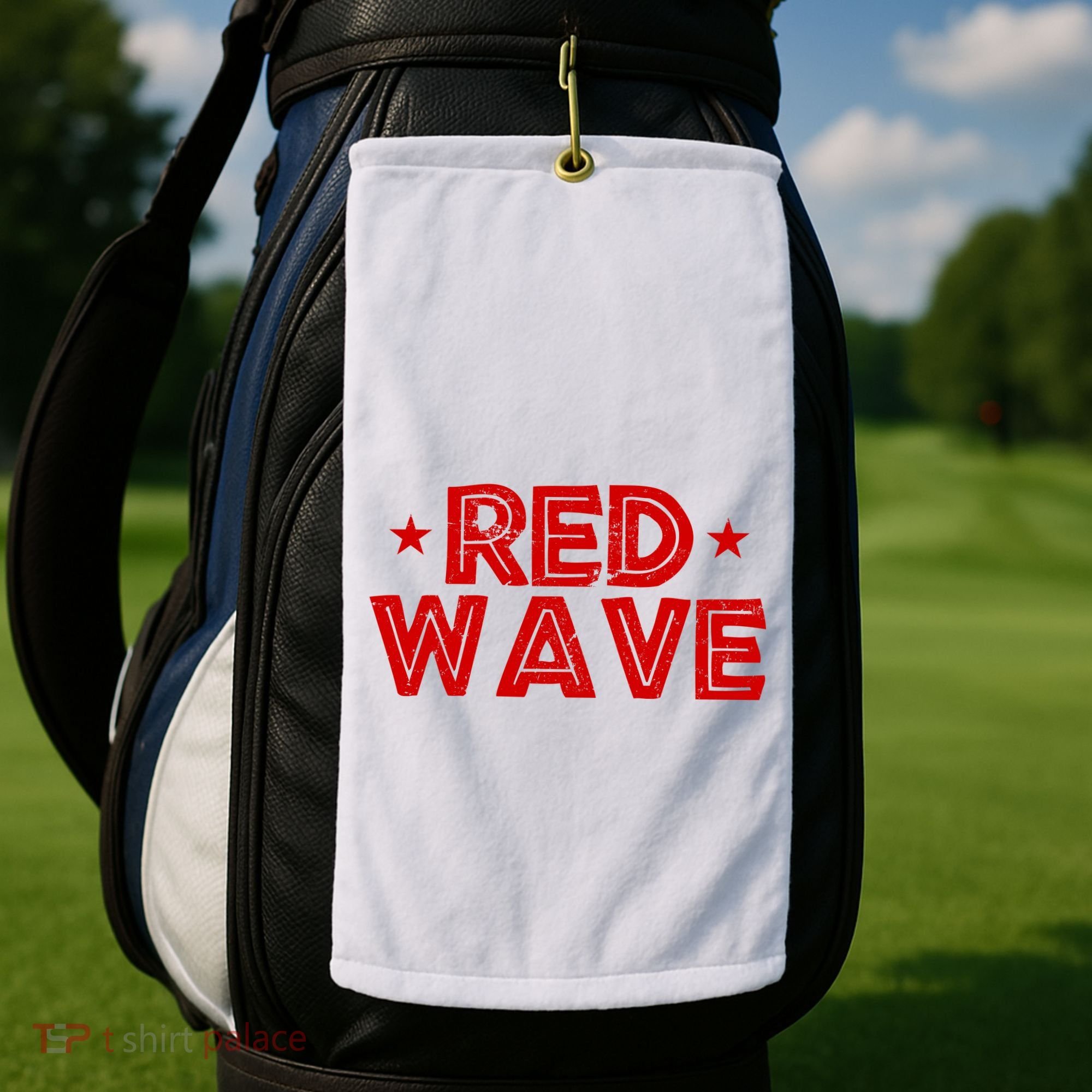 Red Wave Pro Republican Golf Towel