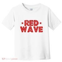 Red Wave Pro Republican Toddler T-Shirt thumb 0