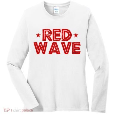 Red Wave Pro Republican Women's Long Sleeve Shirt