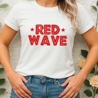 Red Wave Pro Republican Women's T-Shirt thumb 2