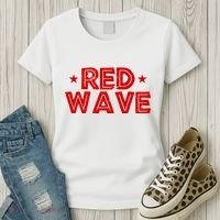 Red Wave Pro Republican Women's T-Shirt thumb 3