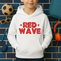 Red Wave Pro Republican Kids Hoodie thumb 2