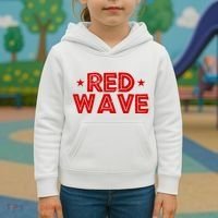 Red Wave Pro Republican Kids Hoodie thumb 3