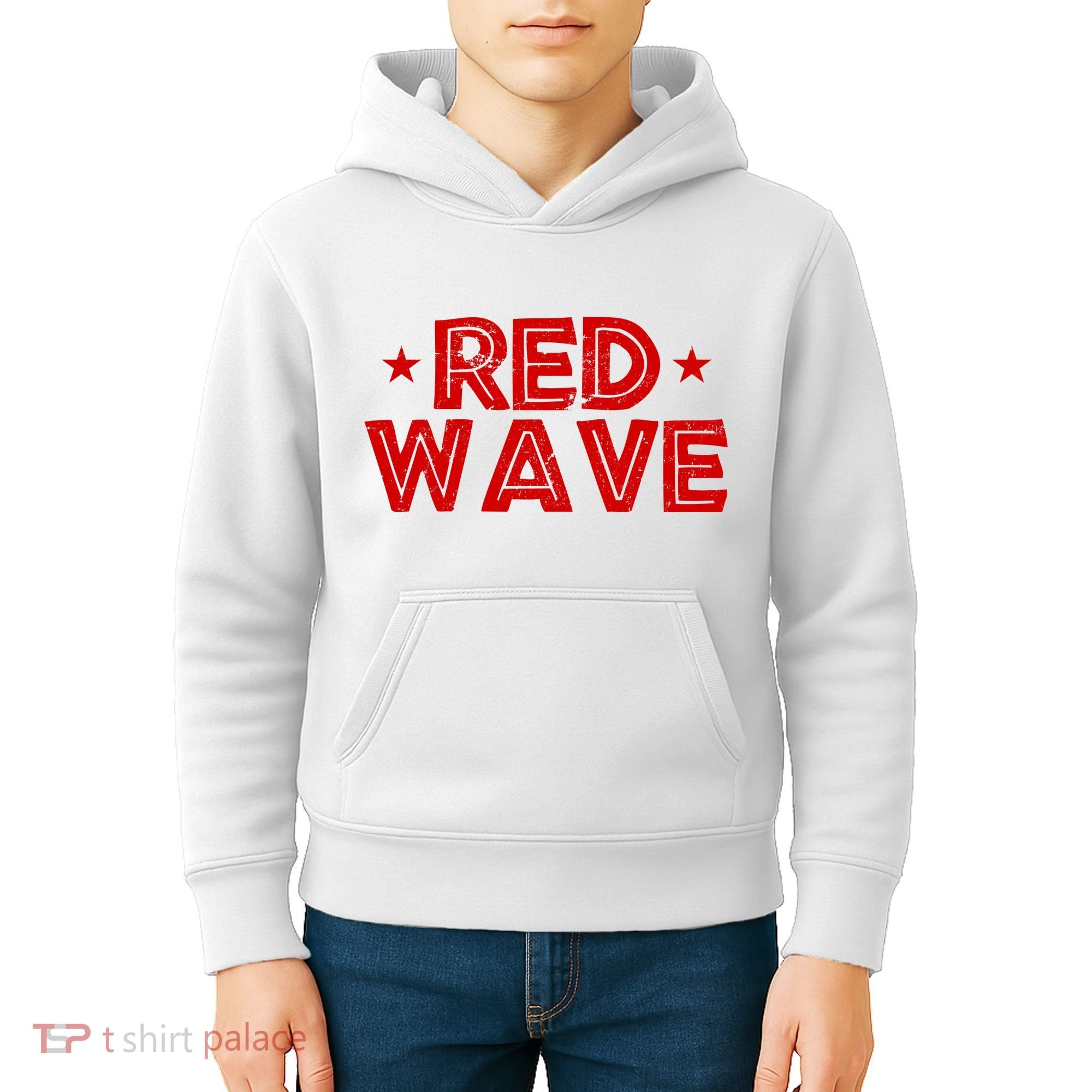 Red Wave Pro Republican Kids Hoodie