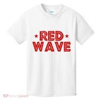 Red Wave Pro Republican Kids T-Shirt thumb 0