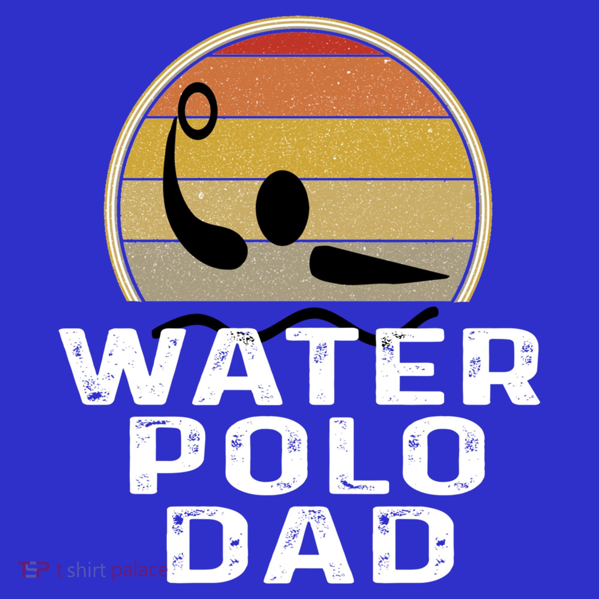 Retro Water Polo Dad Father Swimmer Swimming Sunset Cute Gift Tote Bag