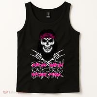 Real Men Wear Pink Breast Cancer Awareness Skull Tank Top thumb 2