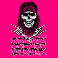 Real Men Wear Pink Breast Cancer Awareness Skull Sweatshirt thumb 3