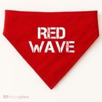 Red Wave Republican USA-Made Doggie Bandana thumb 0
