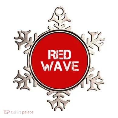 Red Wave Republican Ornament