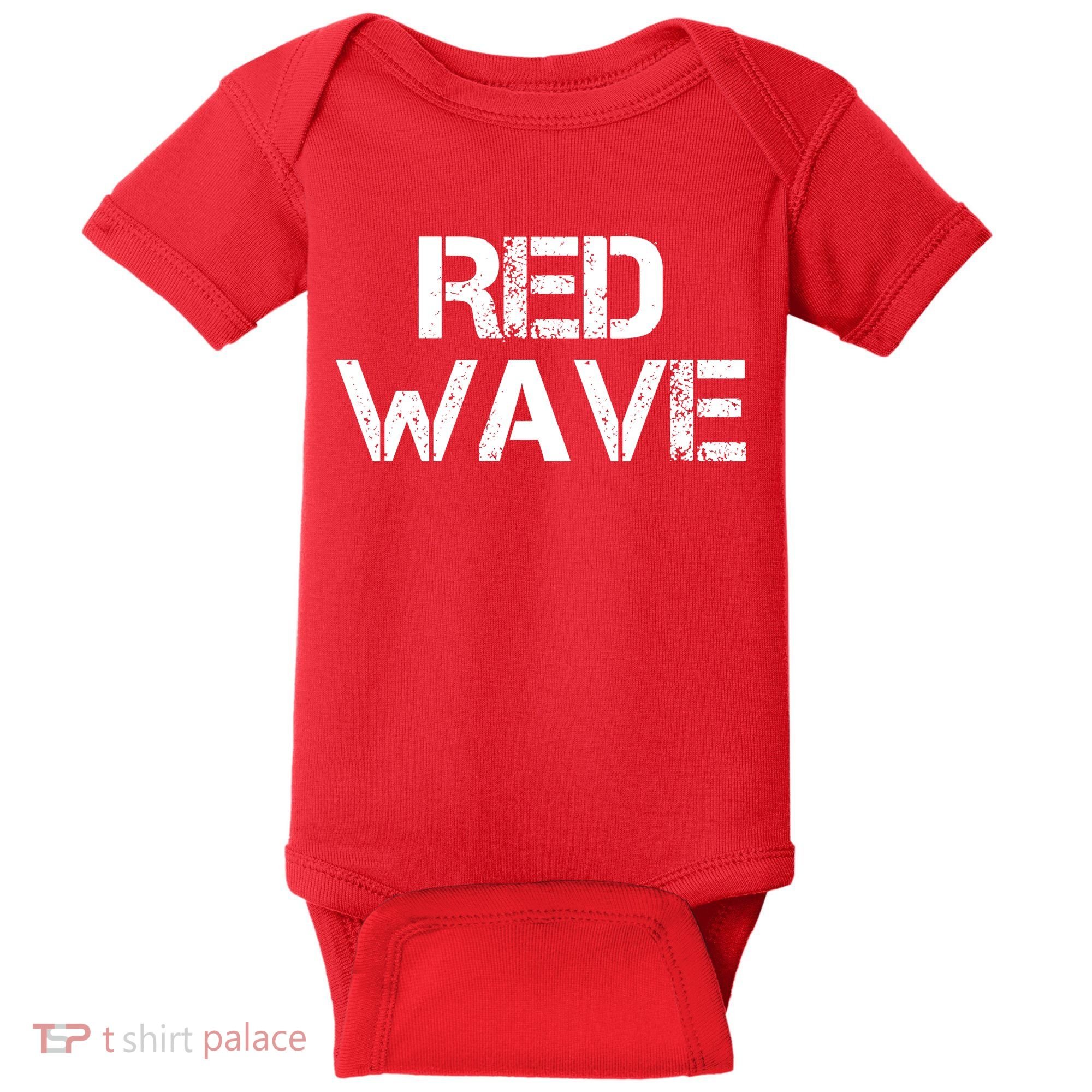 Red Wave Republican Baby Bodysuit