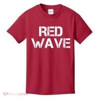Red Wave Republican Kids T-Shirt thumb 0
