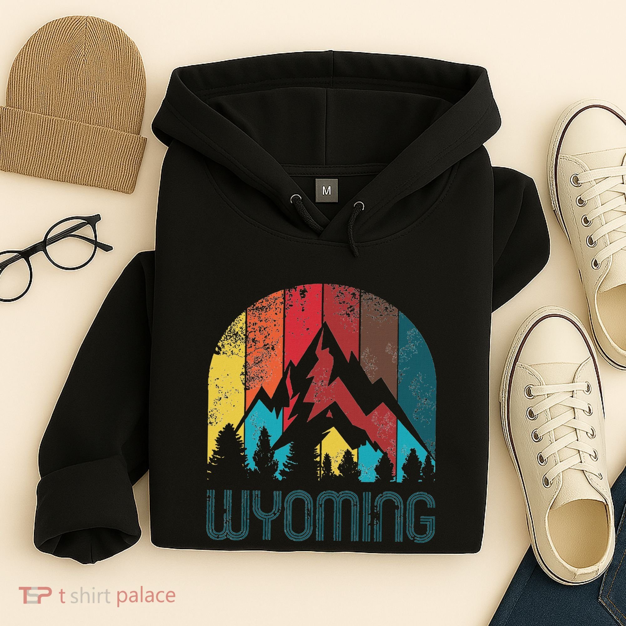 Retro Wyoming Hoodie