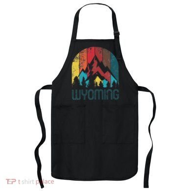 Retro Wyoming Apron
